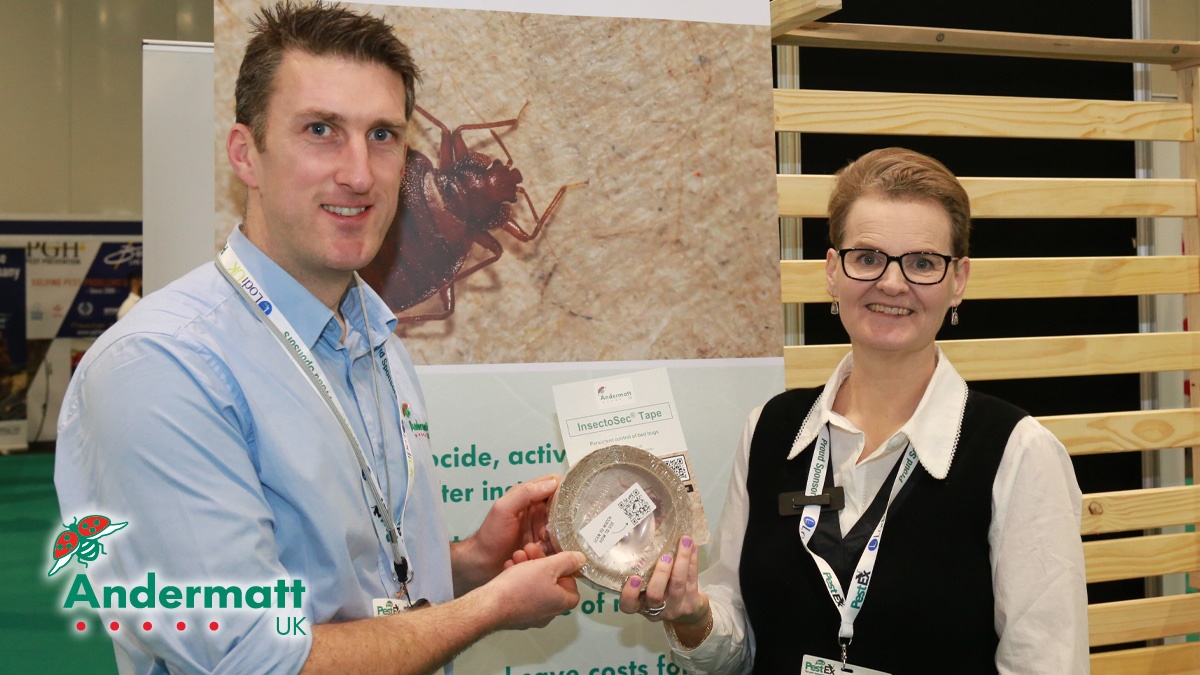 Bed bug tape launched by Andermatt UK at PestEx